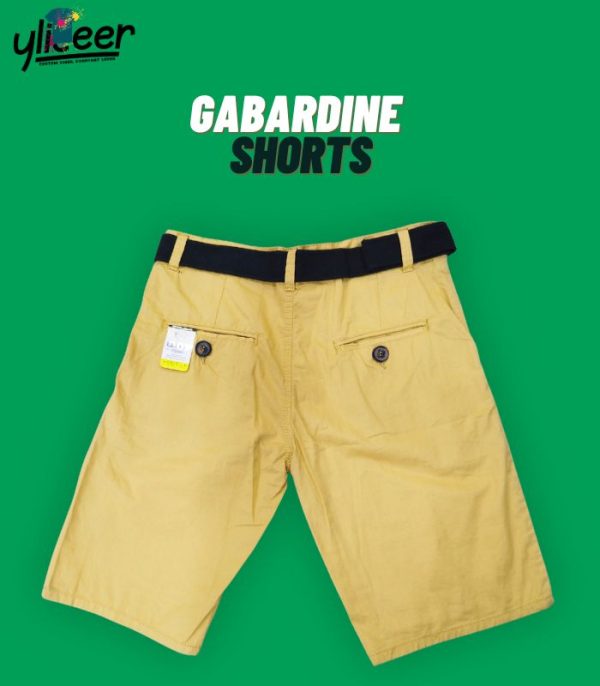 Mens Athletic Sports Fitness Workout Running Shorts- Gabardine