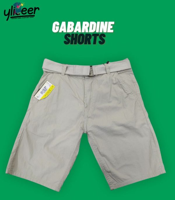Mens Athletic Sports Fitness Workout Running Shorts- Gabardine