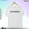 Men’s Premium T-Shirt with Minimalist LOS ANGELS Design - Image 4