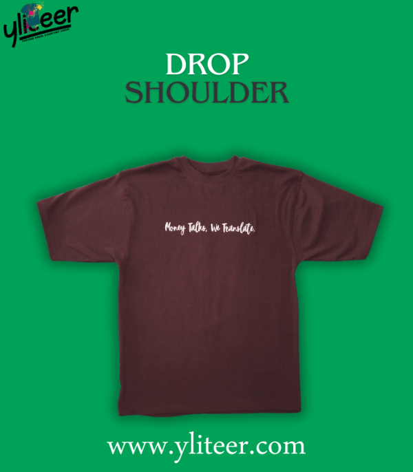 Premium Doller Printed Drop Shoulder T-Shirt For Men